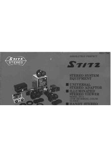Stitz Stereo Beamsplitter manual. Camera Instructions.
